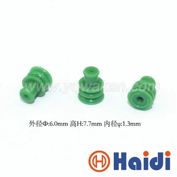 Gratis forsendelse 100pcs grønne superseal-stik gummitætning for tyco 1.5 serie 281934-4