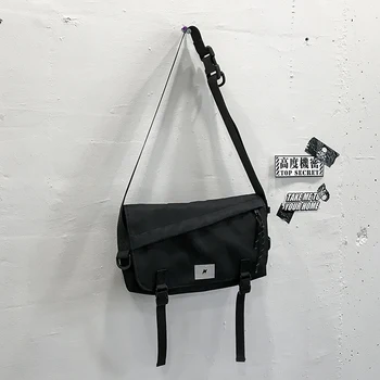 Multifunktionelle Skulder Messenger Taske med Reflekterende Streetwear Strip Vandtæt, Travel Håndtaske Stor Kapacitet opbevaringspose