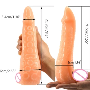 MLSice Dyr Dildo Blæksprutte Ben Design Dragon Penis Unikke Fetish Kunstig Pik Anal Butt Plug Sex Legetøj Prostata til Kvinder, Mænd