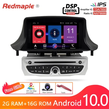 IPS-Skærm Android 10.0 Bil DVD-Afspiller Radio Mms-Stereo Til Renault Megane 3 Fluence 2009-WIFI Video, GPS-Navigation