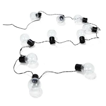 6M 20 LED Vandtæt Globe Pære String Lys til Udendørs Fødselsdag, Jul, Ferie Garland bryllupsfest Have Dekoration