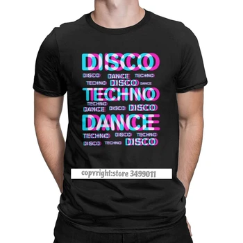 Disco Dance Techno T Shirts Mænd Bomuld Nyhed T-Shirt Musik Lyd Trance, Hardcore Tee Fitness Tøj Juledag