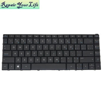 Ny Udskiftning tastatur til en HP Spectre X360 13W 13-W AD AC-Baggrundsbelyst Tastatur SF AR OS NE Canadiske sort/sølv/guld SN9162BL1
