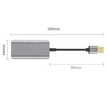USB 3.0 HUB + SD/TF/CF Card Reader-Adapter Til Bærbare PC, Tablet