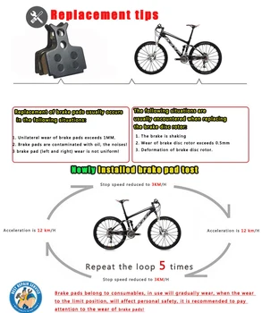 4 Par MTB Cykling Mountain bike Cykel skivebremse Pad FOR FORMEL MEGA DEN ENE R1 RO RX C1 Semi-Metalliske Tilbehør