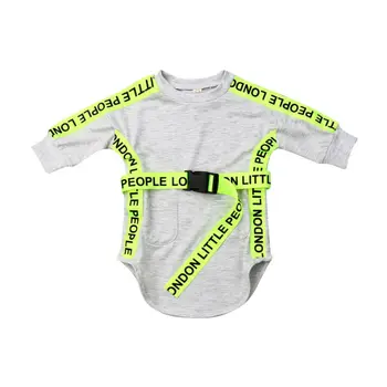 Baby Sparkedragt Solid Bomuld Pullover Buksetrold Barn Baby Pige Fuld Ærme Tøj, Sport Kjole Bluse Pullover Kjoler 0-5 År