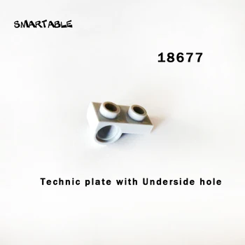 Smartable Technic plade med Undersiden hul byggesten Dele Legetøj Til Børn Kompatibel Technic 18677 20pcs/Sæt