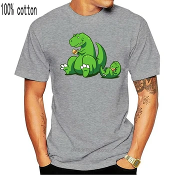 Mænd T-shirts Dinosaur Burgere Tshirt Dejlig Fars Dag t-Shirts Bomuld O-Hals, Korte Ærmer Nørd Mand, T-Shirt Sommer Top Kvalitet