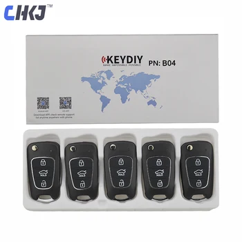 CHKJ 5pcs/masse B04 KD-Tasten Fjernbetjening Auto Bil Nøgler, B-Serie 3-Knappen for KD900/KD900+/URG200 KD MINI Nøglen Programmør
