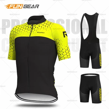 Mænd Tøj 2019 Pro Team Cycling Jersey Sat Cyklus Cltohing Åndbar Uniform Ropa Ciclismo Hombre Triathlon Skinsuit