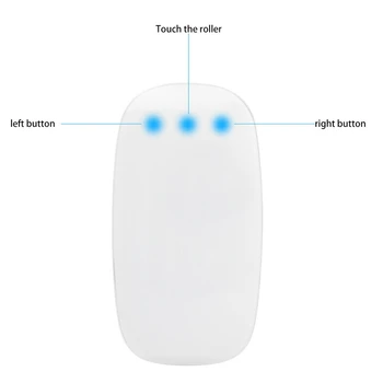 Wireless Mouse Magic Ultra-Tynde Buede Tryk På Musen Ergonomisk Optisk Usb Computer Ultra-Tynd Bluetooth 3.0 Musen Til Apple Mac