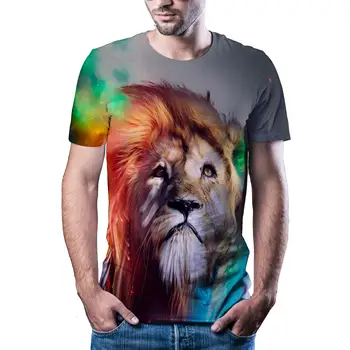 2020Hottest 3D-print-T-shirt tiger fritid sport top t-shirt, mænd / kvinder, hip hop, street style T-shirten cool mænds top xxs-6xl