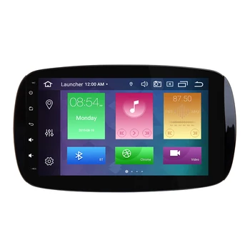 IPS DSP 1 din Android 10 Bil Radio Multimedie-Afspiller Til Mercedes Smart Fortwo 2016 2017 GPS-Navigation, Stereo 4G 64GB RAM