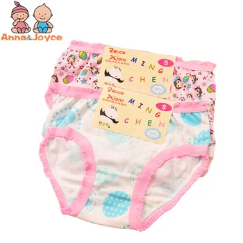 4stk/masse Piger Underwear Trusser Baby Undertøj, Shorts Børn Trusser Print Trusser Pige Bomuld Panties1-6years