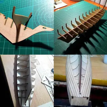 HobbyLane Montering Bygge-Kits skibsmodel i Træ Sejlbåd Legetøj Harvey Sejlads Model Samlet Træ-Kit DIY