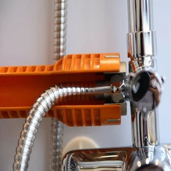 Nye Holdbar Plast + Legering Vandhane, Vask Installer Vand Rørtang Anti-Slip Håndtag Dobbelt Hoved Værktøj For Blikkenslagere Boligejere