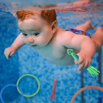 25PCS Funny Kids Dykning Legetøj Sæt Undervands Vand Play Legetøj med opbevaringspose for Drenge og Piger om Sommeren Spil Swimming Pool Party