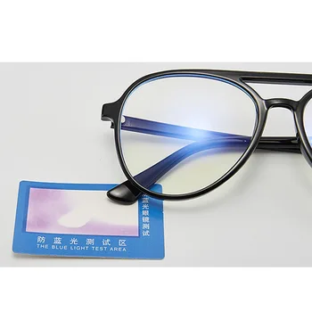 TR90 Blå Lys Platin briller Filter Computer Stråling Briller Ramme Forestilling Gafas oculos Gennemsigtig Pilot Briller