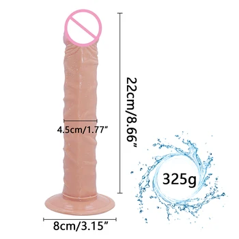 Erotic Toy Strapon Dildo sugekop Realistisk Anal Penis Pik Klitoris Stimulator Kvindelige Masturbator Voksen Sex Legetøj til kvinder