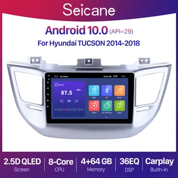 Seicane 9 Tommer Android 10.0 2+32G Bil Radio GPS-Lyd 2 din Hyundai TUCSON 2016 2017 2018 Enhed Afspiller støtte TPMS