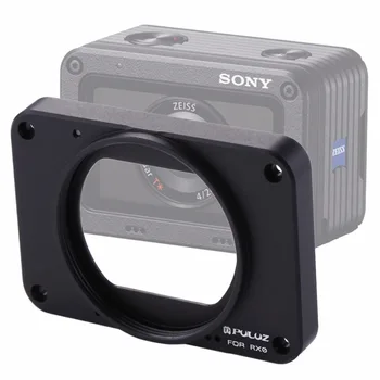 PULUZ for Sony RX0/RX0 II Aluminium frontpanel + 37mm Linse med UV-Filter+Linse Parasol og besætninger og Scr For Sony RX0 Tilbehør