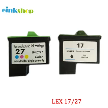 Eikshop 2stk for Lexmark 17 27 Patron til Lexmark Z605 Z615 Z33 i3 X1100 X1200 X1150 X1270 X2250 X75 Z13 Z23 Z34 Z515 Z517