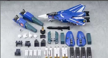 Valkyrie Fabrik 1/60 VF1S VF-1S Macross Arcadia Kompatibel Transformation Action Figur med upgrade kit blå farve På LAGER