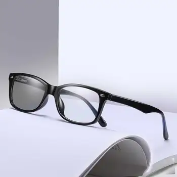 2020 Blå Lys Blokering Briller Fotokromisk Linser, Solbriller Computer Glas TR90 Rektangel Briller Ramme for Kvinder, Mænd