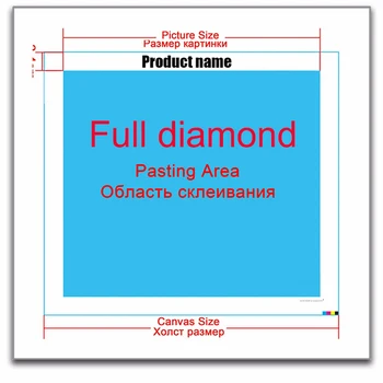 Diamant Maleri, Broderi Rhinestones Landskab af søer og bjerge, Krydse Sy Kit Diamant Mosaik Håndværk Home Decor Gaver
