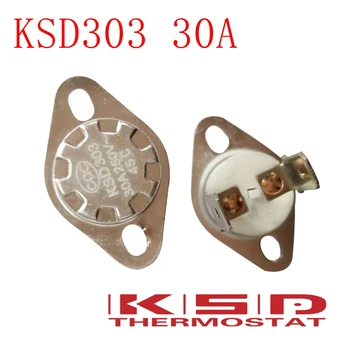 5pcs/masse KSD301/KSD303 40-13 5Degree Celsius 30A250V N. C. Normal Lukket Keramik Temperatur Skifte Termostat kontrol skifte