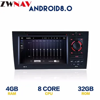 2 Din Android 8.0 Bil DVD-afspiller Til AUDI A6 1997-2004 GPS-Navigation og Multimedie WIFI Lyd Stereo Radio Styreenhed 4G+32G 8 core
