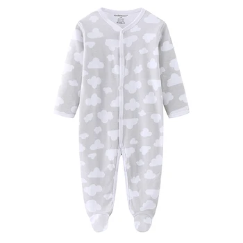 2020 Baby Pige Tøj Efteråret Nyfødte 1/2PCS Bomuld Baby Rompers Baby Boy Tøj Fuld Ærme Vinter Pyjamas Roupas de bebe