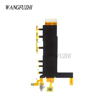 WANGFUZHI til Sony Xperia Z3 D6633 Dual SIM Oprindelige Vigtigste Flex Kabel med Strøm Volumen Knappen Kontaktor Reservedele