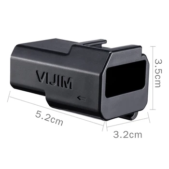 VIJIM GP-3 Vlog Batteri Mic-Adapter til Gopro 7 6 5 Kolde Sko Mount Adapter til Oprindelige Gopro Sag