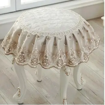 Paisley mønster, rund taburet dække husholdningernes pastorale flæse blonder stol dække