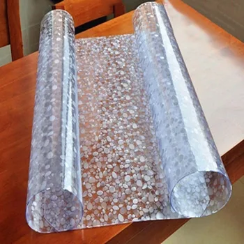 1,5 mm Blødt Glas, Dug Fortykket Vandtæt og Oilproof PVC Transparent Dug Dække Køkken dug