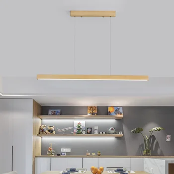 Moderne LED-Træ Vedhæng Lys boligindretning Moderne Stue Kunst Pendel Lamper Køkken og Spisestue Hænger Indendørs Belysning