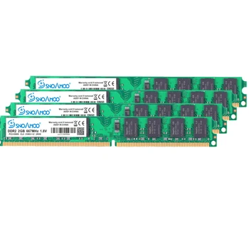 SNOAMOO Desktop PC Ram DDR2 4GB(2x2GB) 800 mhz PC2-6400S 240-Pin-1.8 V DIMM-modulet Til intel og AMD Kompatibel Computer Hukommelse Garanti