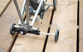 LITEPRO Folde Cykel Brompton Let at tage Hjulet af Extension Bar Aluminium Teleskop-Stang Cykling Cykel Tilbehør