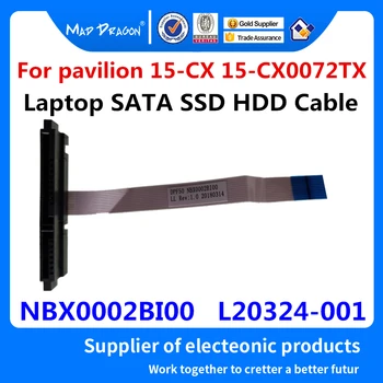 Bærbar SSD HDD-kabel-SATA-harddisk port kabel Til HP pavilion 15-CX 15-CX0072TX 15-CX0075TX 15-CX0071TX NBX0002BI00 L20324-001