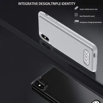 Bluetooth Højttaler Hi-Fi-Lyd etui Mini Trådløse Bærbare Batteri cover til iPhone 6/7/8 6/7/8 plus X/XS/XR/XS ANTAL