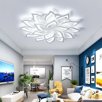 Ny kronblad Lysekrone Til Stue, Soveværelse Hjem glans para sala AC85-265V Moderne LED Loft Lysekrone Lampe Inventar lustre