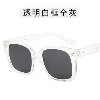 2021 nye classic fashion square Solbriller kvindelige Solbriller retro store ramme solbriller Mode Trend