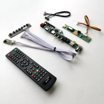 For LP121X1-A2/A2M1 Inverter+Remote+tastatur, LCD display panel TV56 kørsel pap VGA AV USB RF 1CCFL LVDS 20Pin DIY kit
