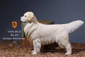 Til Samling Mr. Z 1/6 Soldat Figur Scene Tilbehør Golden Retriever Dyr Hund Model Legetøj til 12