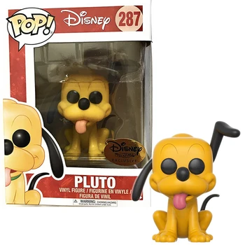 Funko Pop Pluto Mærkat Disney Skat Eksklusive 10cm Vinyl dukker Action Figurer Samling Model Legetøj til Fest Gaver med box