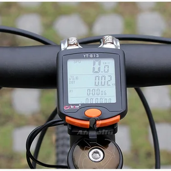 Vandtæt Cykel Speedometer Kilometertæller, Cykling Stopur Velocimetro Bicicleta Trådløse Bkie Computer med LCD-Digital Display