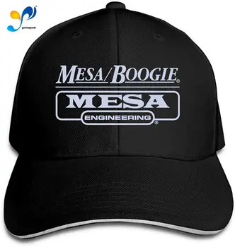 Voksen Unisex Sports Mesa Boogie Logo Justerbar Sandwich Baseball Cap, Hat For Mænd&Kvinder