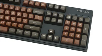 MAXKEY SA tasterne chokolade ABS Dobbelt shot 134 nøgler til mekanisk tastatur cherry mx keycap