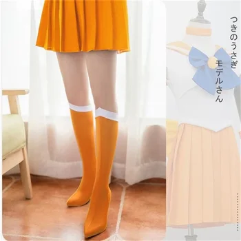 Sailor Moon Anime Tsukino Usagi Cosplay Sokker Strømper Kostume Støvler Sko Cover